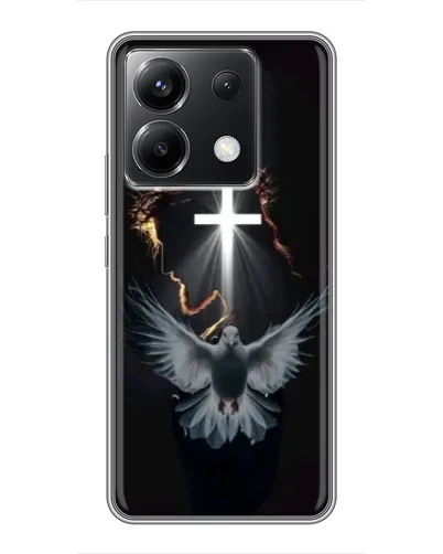 Чехол для Xiaomi POCO X6 5G с картинкой «Голубь и Свет» Чехол для Xiaomi POCO X6 5G с картинкой «Голубь и Свет»