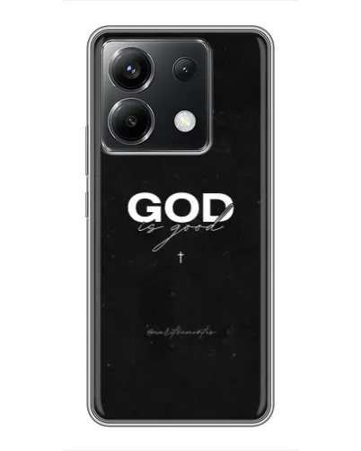 Чехол для Xiaomi POCO X6 5G с картинкой «GOD — Бог над всем» Чехол для Xiaomi POCO X6 5G с картинкой «GOD — Бог над всем»