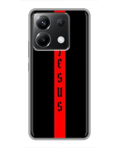 Чехол для Xiaomi POCO X6 5G с картинкой «Красная линия веры» Чехол для Xiaomi POCO X6 5G с картинкой «Красная линия веры»