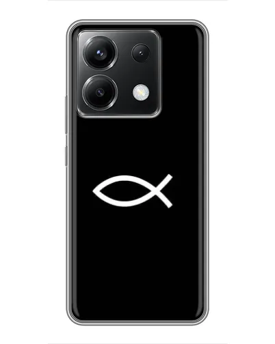Чехол для Xiaomi POCO X6 5G с картинкой «Символ рыбы Jesus» Чехол для Xiaomi POCO X6 5G с картинкой «Символ рыбы Jesus»