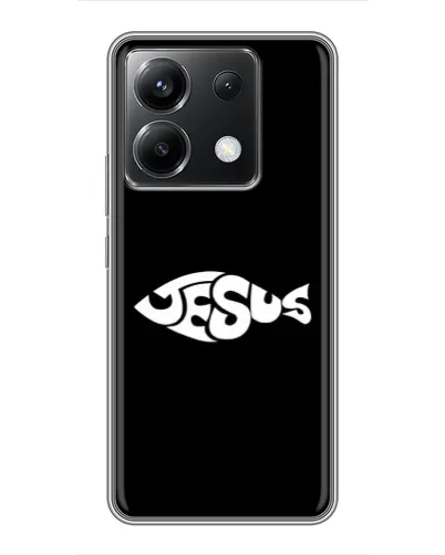 Чехол для Xiaomi POCO X6 5G с картинкой «Рыба Jesus» Чехол для Xiaomi POCO X6 5G с картинкой «Рыба Jesus»
