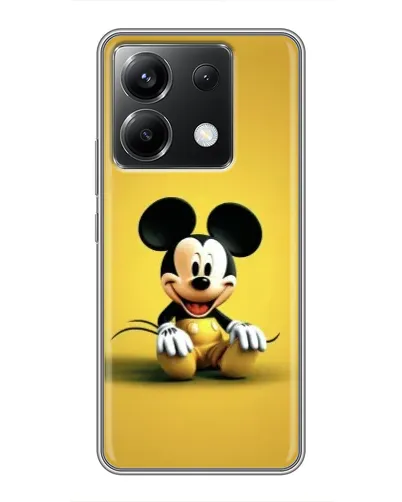 Чехол для Xiaomi POCO X6 5G с картинкой «Микки на желтом»