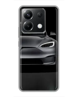 Чехол для Xiaomi POCO X6 5G с картинкой «Tesla Model S Look»