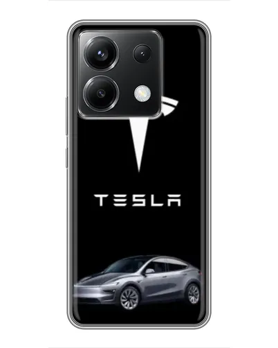 Чехол для Xiaomi POCO X6 5G с картинкой «Tesla Model Y» Чехол для Xiaomi POCO X6 5G с картинкой «Tesla Model Y»