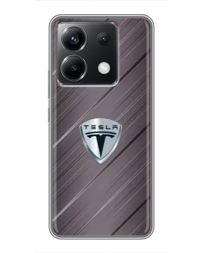 Чехол для Xiaomi POCO X6 5G с картинкой «Металлическая текстура Tesla» Чехол для Xiaomi POCO X6 5G с картинкой «Металлическая текстура Tesla»