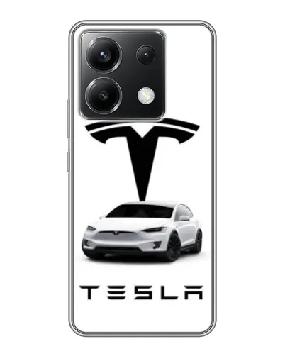 Чехол для Xiaomi POCO X6 5G с картинкой «Tesla White Style» Чехол для Xiaomi POCO X6 5G с картинкой «Tesla White Style»