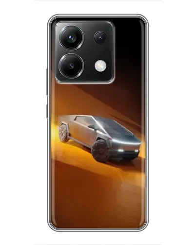 Чехол для Xiaomi POCO X6 5G с картинкой «Cybertruck в пустыне» Чехол для Xiaomi POCO X6 5G с картинкой «Cybertruck в пустыне»