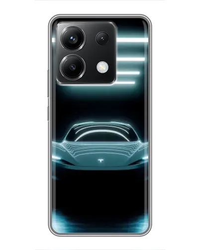 Чехол для Xiaomi POCO X6 5G с картинкой «Tesla в неоне» Чехол для Xiaomi POCO X6 5G с картинкой «Tesla в неоне»