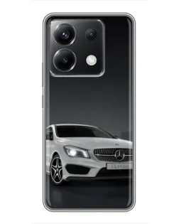 Чехол для Xiaomi POCO X6 5G с картинкой «Mercedes AMG GT Silver»
