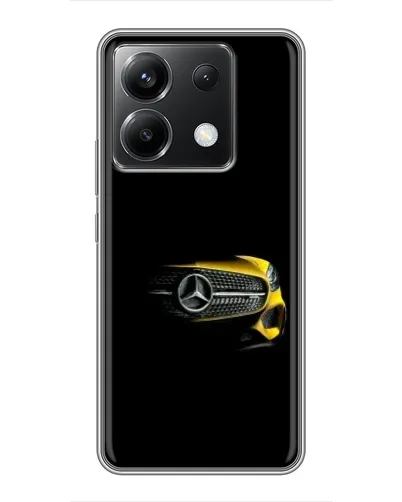 Чехол для Xiaomi POCO X6 5G с картинкой «Mercedes — ретро стиль»