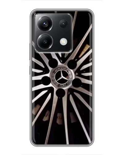 Чехол для Xiaomi POCO X6 5G с картинкой «Диск Mercedes»