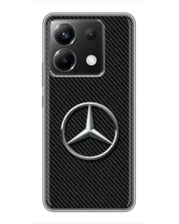 Чехол для Xiaomi POCO X6 5G с картинкой «Карбоновый Mercedes стиль» Чехол для Xiaomi POCO X6 5G с картинкой «Карбоновый Mercedes стиль»