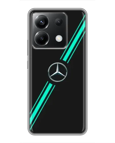 Чехол для Xiaomi POCO X6 5G с картинкой «Спортивные линии Mercedes» Чехол для Xiaomi POCO X6 5G с картинкой «Спортивные линии Mercedes»