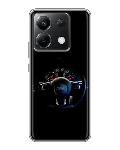 Чехол для Xiaomi POCO X6 5G с картинкой «Салон Audi — руль» Чехол для Xiaomi POCO X6 5G с картинкой «Салон Audi — руль»