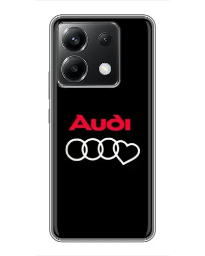 Чехол для Xiaomi POCO X6 5G с картинкой «Логотип Audi Heart» Чехол для Xiaomi POCO X6 5G с картинкой «Логотип Audi Heart»