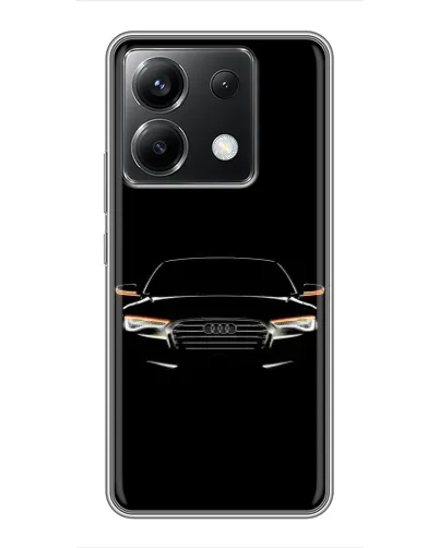 Чехол для Xiaomi POCO X6 5G с картинкой «Audi — ночной контур» Чехол для Xiaomi POCO X6 5G с картинкой «Audi — ночной контур»