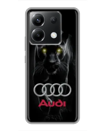 Чехол для Xiaomi POCO X6 5G с картинкой «Пантера и Audi» Чехол для Xiaomi POCO X6 5G с картинкой «Пантера и Audi»
