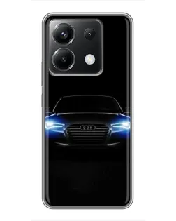 Чехол для Xiaomi POCO X6 5G с картинкой «Audi в неоне» Чехол для Xiaomi POCO X6 5G с картинкой «Audi в неоне»