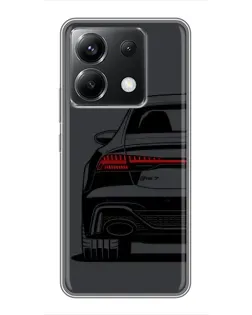 Чехол для Xiaomi POCO X6 5G с картинкой «Задняя часть Audi — арт» Чехол для Xiaomi POCO X6 5G с картинкой «Задняя часть Audi — арт»