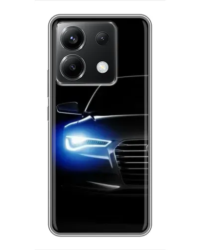 Чехол для Xiaomi POCO X6 5G с картинкой «Неоновый взгляд Audi» Чехол для Xiaomi POCO X6 5G с картинкой «Неоновый взгляд Audi»