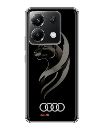 Чехол для Xiaomi POCO X6 5G с картинкой «Графика — пантера и Audi» Чехол для Xiaomi POCO X6 5G с картинкой «Графика — пантера и Audi»