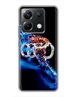 Чехол для Xiaomi POCO X6 5G с картинкой «Энергия лого Audi» Чехол для Xiaomi POCO X6 5G с картинкой «Энергия лого Audi»