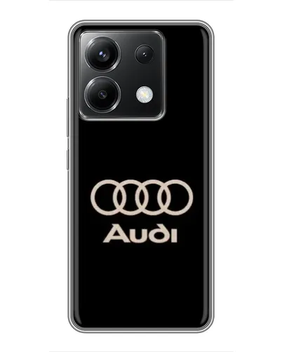 Чехол для Xiaomi POCO X6 5G с картинкой «Audi — золотой логотип» Чехол для Xiaomi POCO X6 5G с картинкой «Audi — золотой логотип»