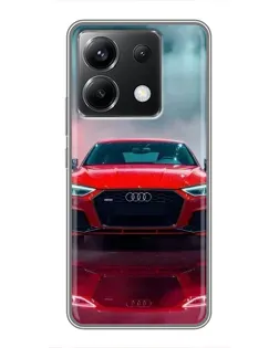 Чехол для Xiaomi POCO X6 5G с картинкой «Audi RS — красный стиль» Чехол для Xiaomi POCO X6 5G с картинкой «Audi RS — красный стиль»