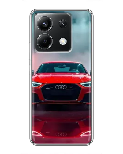 Чехол для Xiaomi POCO X6 5G с картинкой «Audi RS — красный стиль» Чехол для Xiaomi POCO X6 5G с картинкой «Audi RS — красный стиль»