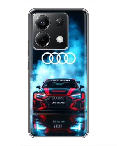 Чехол для Xiaomi POCO X6 5G с картинкой «Audi Sport — неон» Чехол для Xiaomi POCO X6 5G с картинкой «Audi Sport — неон»