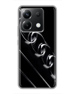 Чехол для Xiaomi POCO X6 5G с картинкой «Audi — абстрактные кольца» Чехол для Xiaomi POCO X6 5G с картинкой «Audi — абстрактные кольца»