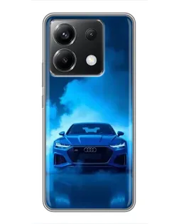 Чехол для Xiaomi POCO X6 5G с картинкой «Audi — голубая энергия» Чехол для Xiaomi POCO X6 5G с картинкой «Audi — голубая энергия»