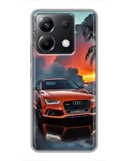 Чехол для Xiaomi POCO X6 5G с картинкой «Audi — закат» Чехол для Xiaomi POCO X6 5G с картинкой «Audi — закат»