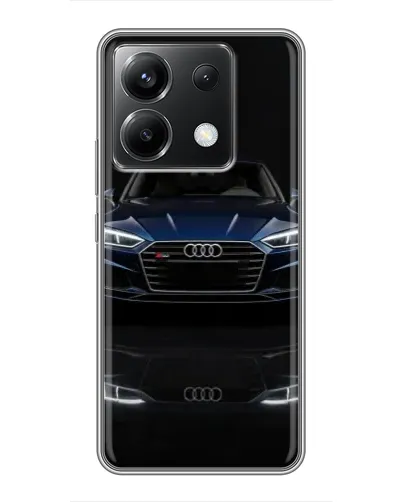 Чехол для Xiaomi POCO X6 5G с картинкой «Audi — ночное отражение» Чехол для Xiaomi POCO X6 5G с картинкой «Audi — ночное отражение»