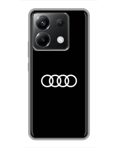 Чехол для Xiaomi POCO X6 5G с картинкой «Audi White Logo» Чехол для Xiaomi POCO X6 5G с картинкой «Audi White Logo»