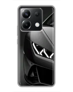 Чехол для Xiaomi POCO X6 5G с картинкой «Lamborghini фары детализация» Чехол для Xiaomi POCO X6 5G с картинкой «Lamborghini фары детализация»