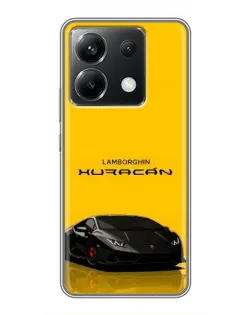 Чехол для Xiaomi POCO X6 5G с картинкой «Lamborghini Huracan черный» Чехол для Xiaomi POCO X6 5G с картинкой «Lamborghini Huracan черный»