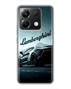 Чехол для Xiaomi POCO X6 5G с картинкой «Классическая надпись Lamborghini» Чехол для Xiaomi POCO X6 5G с картинкой «Классическая надпись Lamborghini»