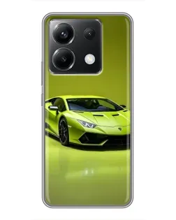 Чехол для Xiaomi POCO X6 5G с картинкой «Салатовый Lamborghini Huracan» Чехол для Xiaomi POCO X6 5G с картинкой «Салатовый Lamborghini Huracan»