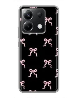 Чехол для Xiaomi POCO X6 5G с картинкой «Бант-цветок»