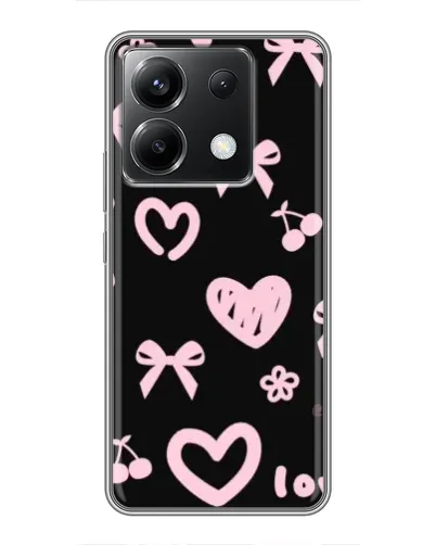 Чехол для Xiaomi POCO X6 5G с картинкой «Сатиновый бант»