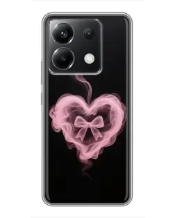 Чехол для Xiaomi POCO X6 5G с картинкой «Дымчатое сердце»