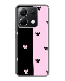 Чехол для Xiaomi POCO X6 5G с картинкой «Контрастные банты»