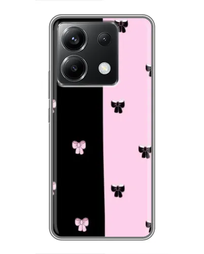 Чехол для Xiaomi POCO X6 5G с картинкой «Контрастные банты»