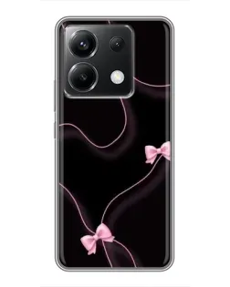 Чехол для Xiaomi POCO X6 5G с картинкой «Розовые ленты»