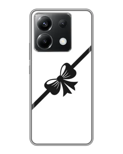 Чехол для Xiaomi POCO X6 5G с картинкой «Диагональный бант»