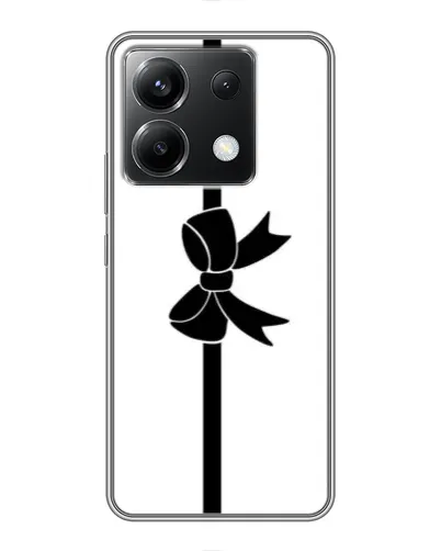 Чехол для Xiaomi POCO X6 5G с картинкой «Вертикальный бант»