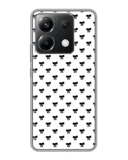 Чехол для Xiaomi POCO X6 5G с картинкой «Мини-бантики»