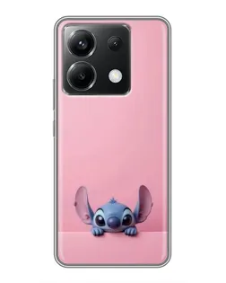 Чехол для Xiaomi POCO X6 5G с картинкой «Stitch выглядывает»