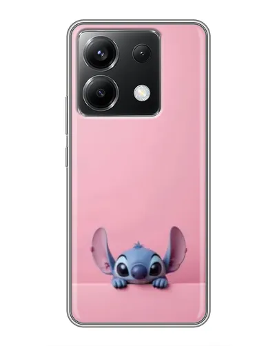Чехол для Xiaomi POCO X6 5G с картинкой «Stitch выглядывает»